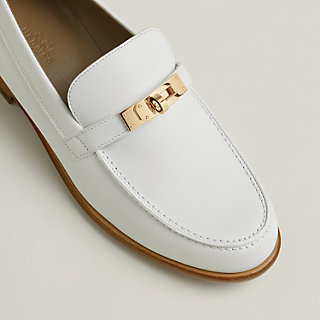モカシン 《デスタン》 - ホワイト | Hermès - エルメス-公式サイト